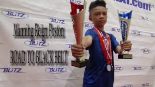 2017 ULTIMATE FIGHT HIGHLIGHTS: Manning Poston - ROAD TO BLACK BELT (Jan-April)