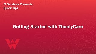 TimelyCare Tutorial
