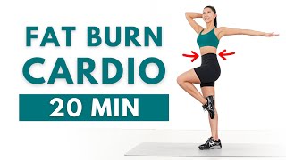 BURN BODY FAT in 1 Week 🔥 20 Min Standing Workout - No Jumping, No Lunge, No Squat