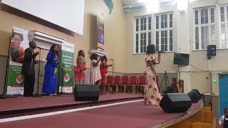 Madam Boss Tyra Chikasha performs at Gospel Divas in Leicester