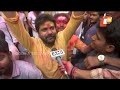 people celebrate holi on rangbhari ekadashi in uttar pradesh’s varanasi