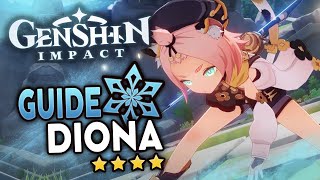 Diona la Support 4⭐ INCONTOURNABLE ! | Guide Genshin Impact FR