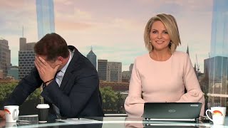 Host in stitches after extremely awkward comment | TODAY Show Australia