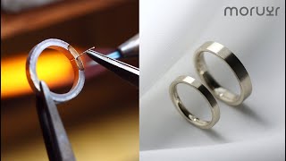 샴페인골드 색상의 웨딩반지로 특색있게! | How to Make Wedding Rings