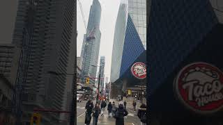 Walk on Yonge Street| Downtown |Toronto |#torontoviews #like #comment #subscribe