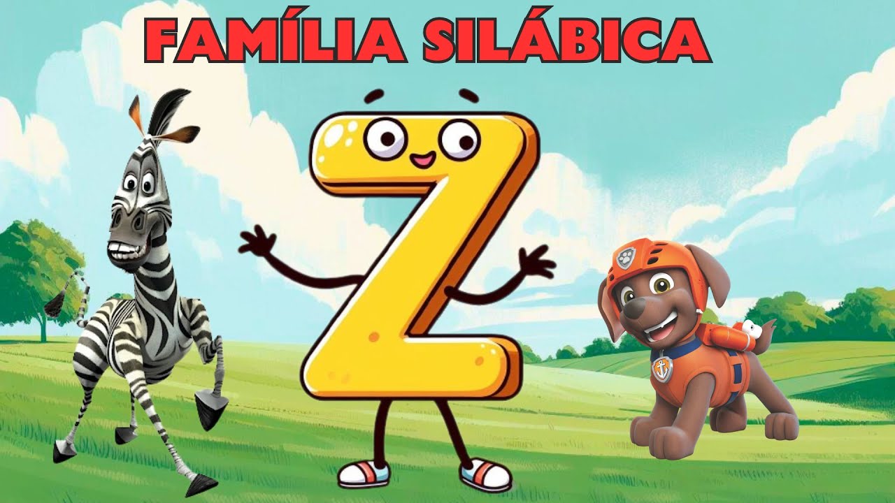 Família Silábica Da Letra Z || Alfabetização || Sílabas, Leitura E ...