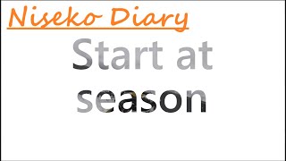 Niseko Diary Dec,5,2020 Finally opened Niseko