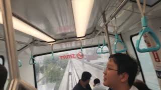 (First C801B Video) SMRT Alstom C801B Set 136/137 - Ride From Bukit Panjang to Phoenix MRT Station