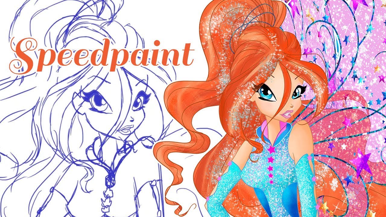 Winx Club 8 - Bloom Transformation [SPEEDPAINT] - YouTube