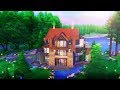 THE SIMS 4 LUXURY LOG CABIN l Speed Build