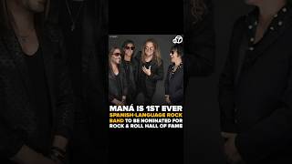 Congrats to Maná for being the first Spanish language rock band to get a nomination!