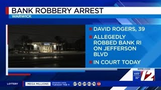 Warwick bank robbery suspect arrested in Providence