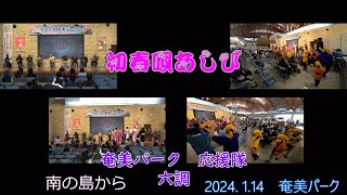 2024. 1.14初春唄あしび　六調（奄美パーク応援隊）