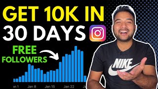 How to get 10K INSTAGRAM FOLLOWERS in 30 Days | Instagram Par Followers Kaise Badhaye 2023 in Hindi