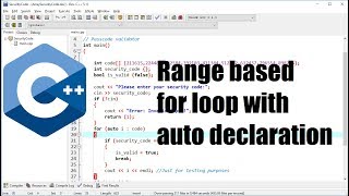 C++ Range Based for Loop and auto Declaration
