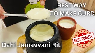 આ રીતે બનાવશો તો રોજ પરફેક્ટ દહીં બનશે - Dahi Jamavvani Rit - How to Make Curd Recipe - Food