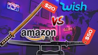 Wish VS Amazon. katana which is better