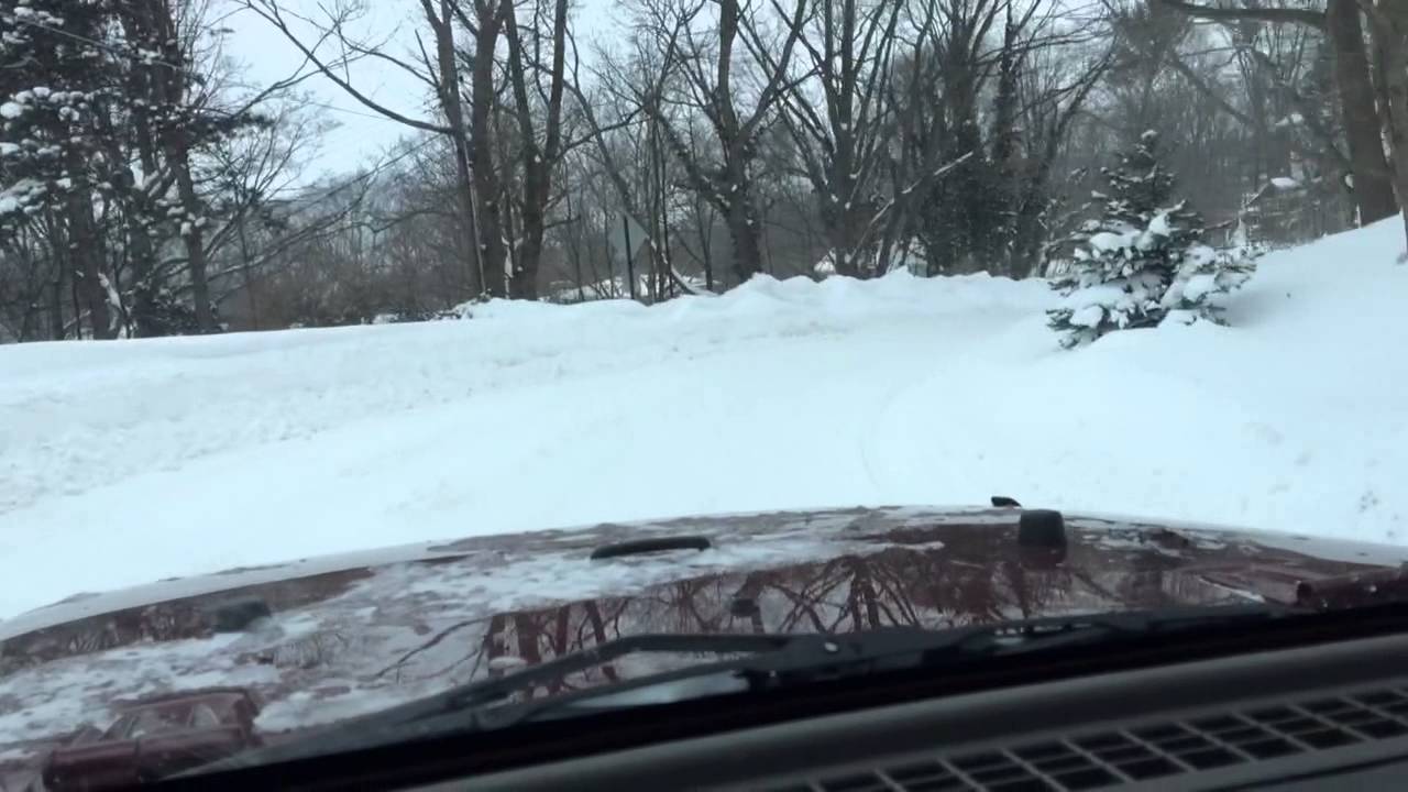 Snowy Drive - YouTube