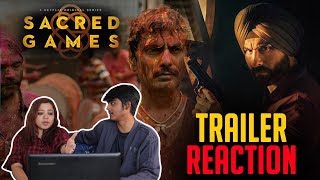 Sacred Games- Trailer Reaction | Netflix | Saif Ali Khan | Nawazuddin | Radhika Apte |