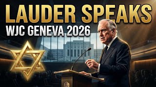 🔴 Exposing the World Jewish Congress: Ronald Lauder’s Secret Road Map for 2026