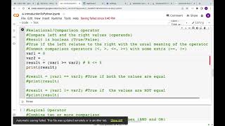 Module3 11 Python Relational Operators