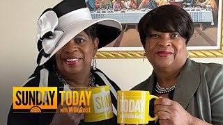 Sisters Snap A Sunday Mug Shot Dressed In Their Best!
