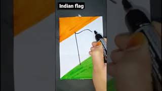 india flag drawing |Independence day #15august #shorts