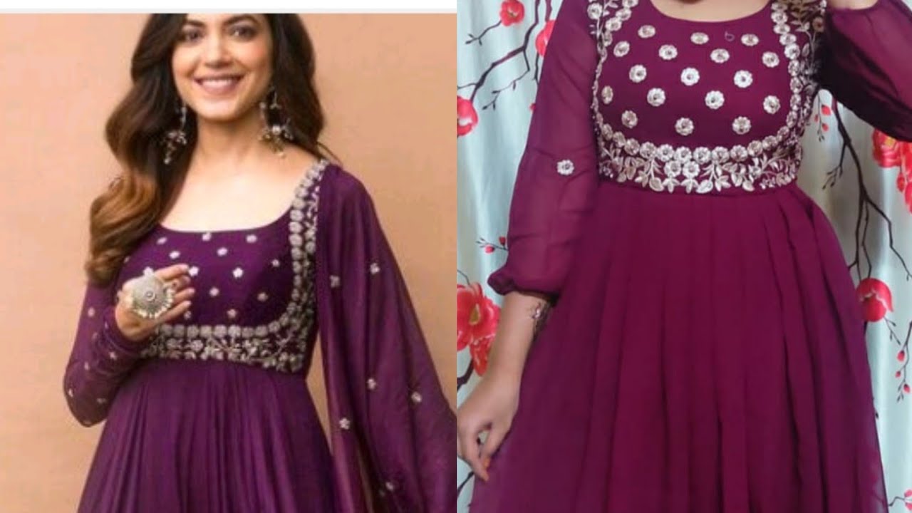 Embroidered Dress Meesho At Alejandra Henning Blog