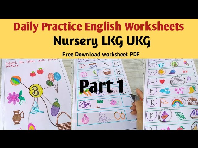 English Worksheet For Ukg Cbse Pattern Pdf 55 Off