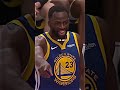 draymond green motivates jordan bell after he missed a wide open dunk vs blazers shorts