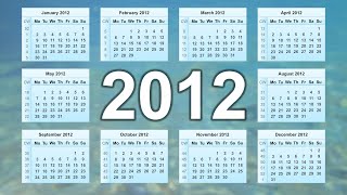 Calendar 2012