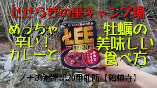 徳島県格安キャンプ場【せせらぎの里】激辛カレーと牡蠣の美味しい食べ方？