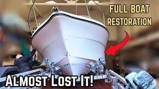 Fully Restoring An Old Boat - Start to Finish #boats