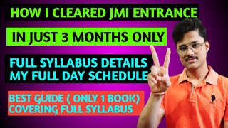 💯JMI ENTRANCE STRATEGY | JMI ENTRANCE GUIDE | JAMIA MILIA ISLAMIA ENTRANCE EXAM SYLLABUS #jmi