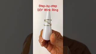 Step-by-step DIY Wire Ring Tutorial #ringmaking #wirerings #diyrings