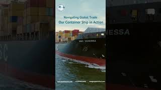 Navigation Global Tarde Our Container Ship in Action