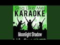 Moonlight Shadow (Karaoke Version) (Originally Performed By Groove Coverage)