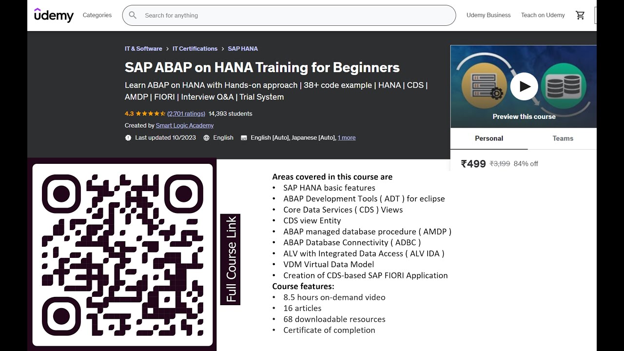 SAP ABAP On HANA For Beginners - YouTube