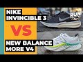 Nike Invincible 3 Vs New Balance More V4 | We decide which max-cushioned running shoe to buy