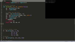 Coding a simple neural network for solving XOR problem (in 8minutes) [Python without ML library]