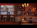 cozy september morning autumn coffee shop ambience with relaxing jazz music for work study relax