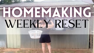 Weekly Reset  Frugal Homemaking