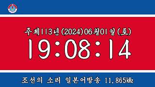 【朝鮮の声 日本語放送】2024/06/01 19:00