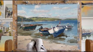 DEMONSTRATION with Commentary Oil Painting Seascape