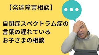 【発達障害相談】自閉症スペクトラム症の言葉の遅れている（男の子４歳）のお子さまの相談に神経発達改善専門トレーナーGOが見解！