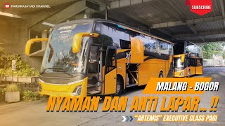 LENGAH DIKIT.. LANGSUNG NYAMAN DAN ANTI LAPAR‼️ EXECUTIVE CLASS PAGI 27TRANS ARTEMIS | MALANG-BOGOR