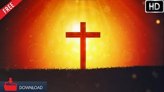 463, Free Christian Loop Background Video HD / Cross / Christian Background