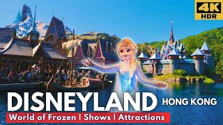 Christmas at Hong Kong Disneyland - Frozen Ever After, Playhouse in the Woods, Shows, Attractions