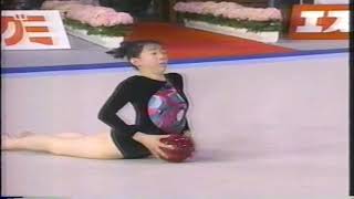 田上美香　ボール1991新体操ユニバーシアード代表選考会