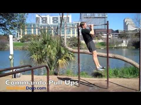 Commando Pull Ups Bodyweight Exercises From Workout Dojo Youtube